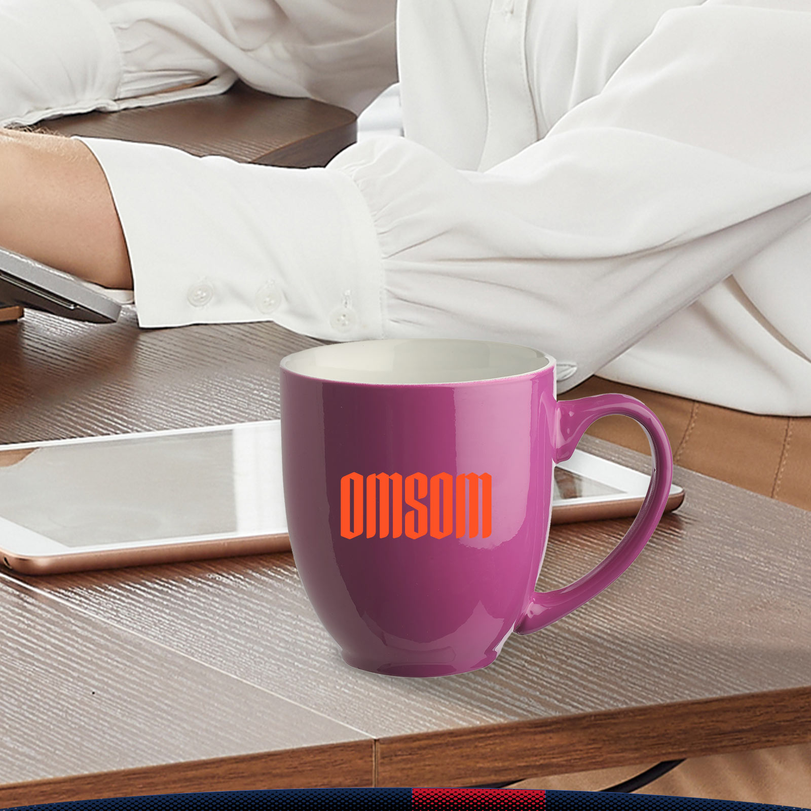 16 oz. Fluorescent Customized Coffee Mugs 4