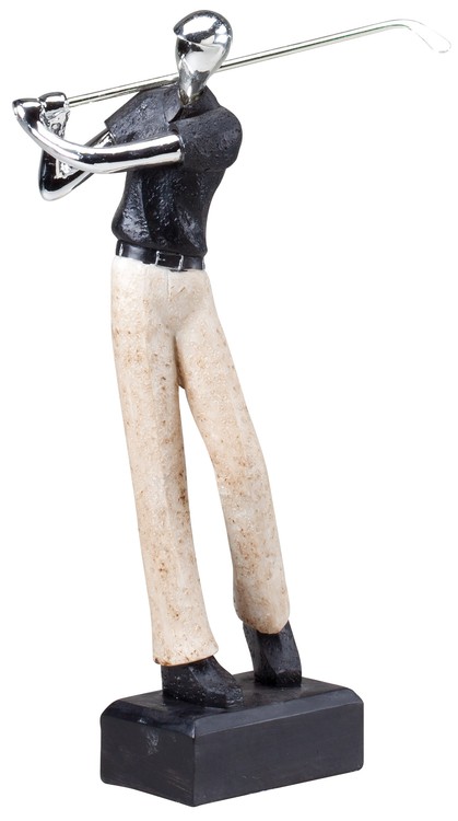 Golfer - Male, Large Golf Design Series Resin, 12-1/2" 2