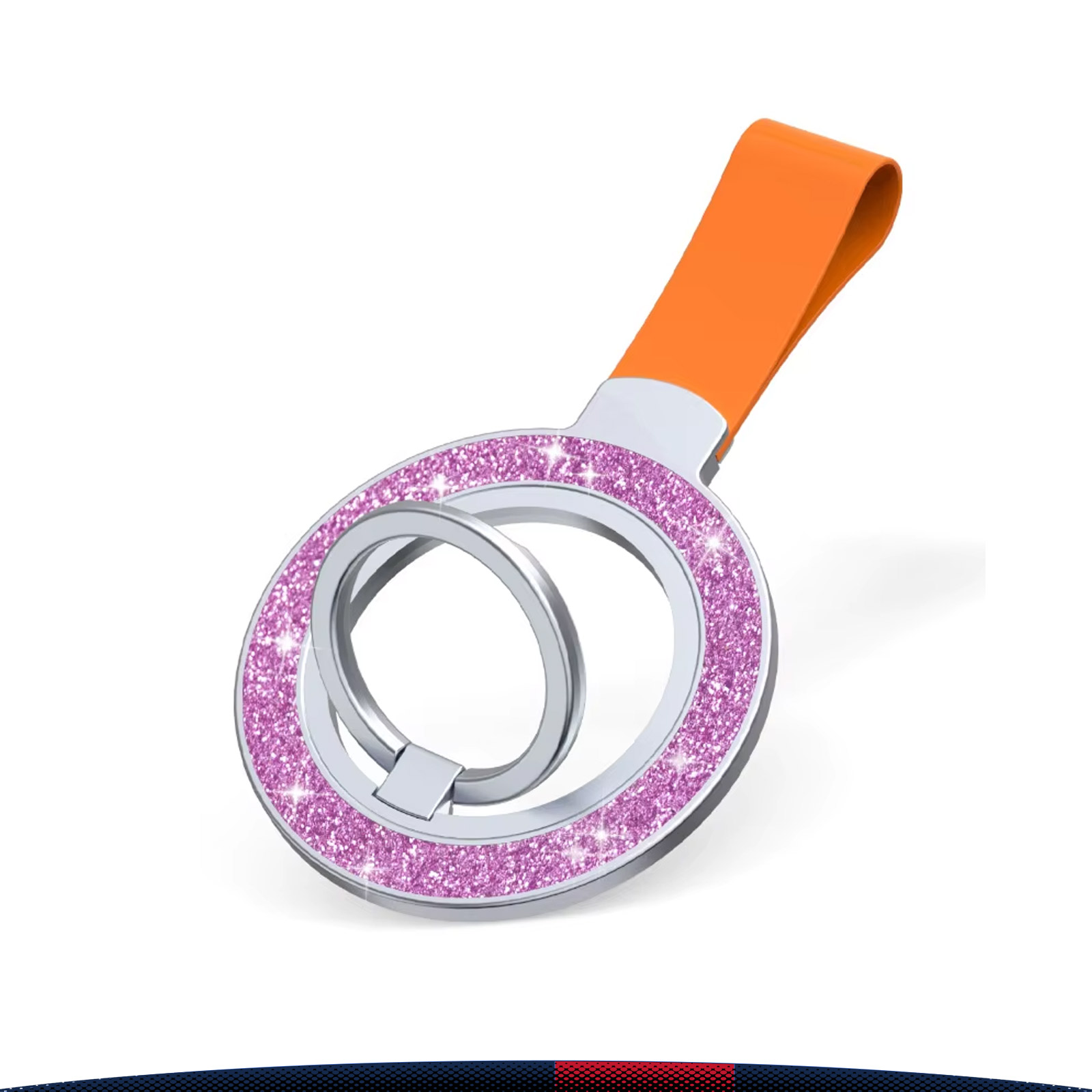 Wilkes DualMag Glitter Magnetic Phone Ring Holder 7