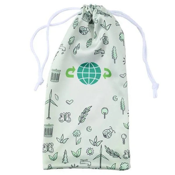 Microfibre Drawstring Sunglasses RPET Pouch 3