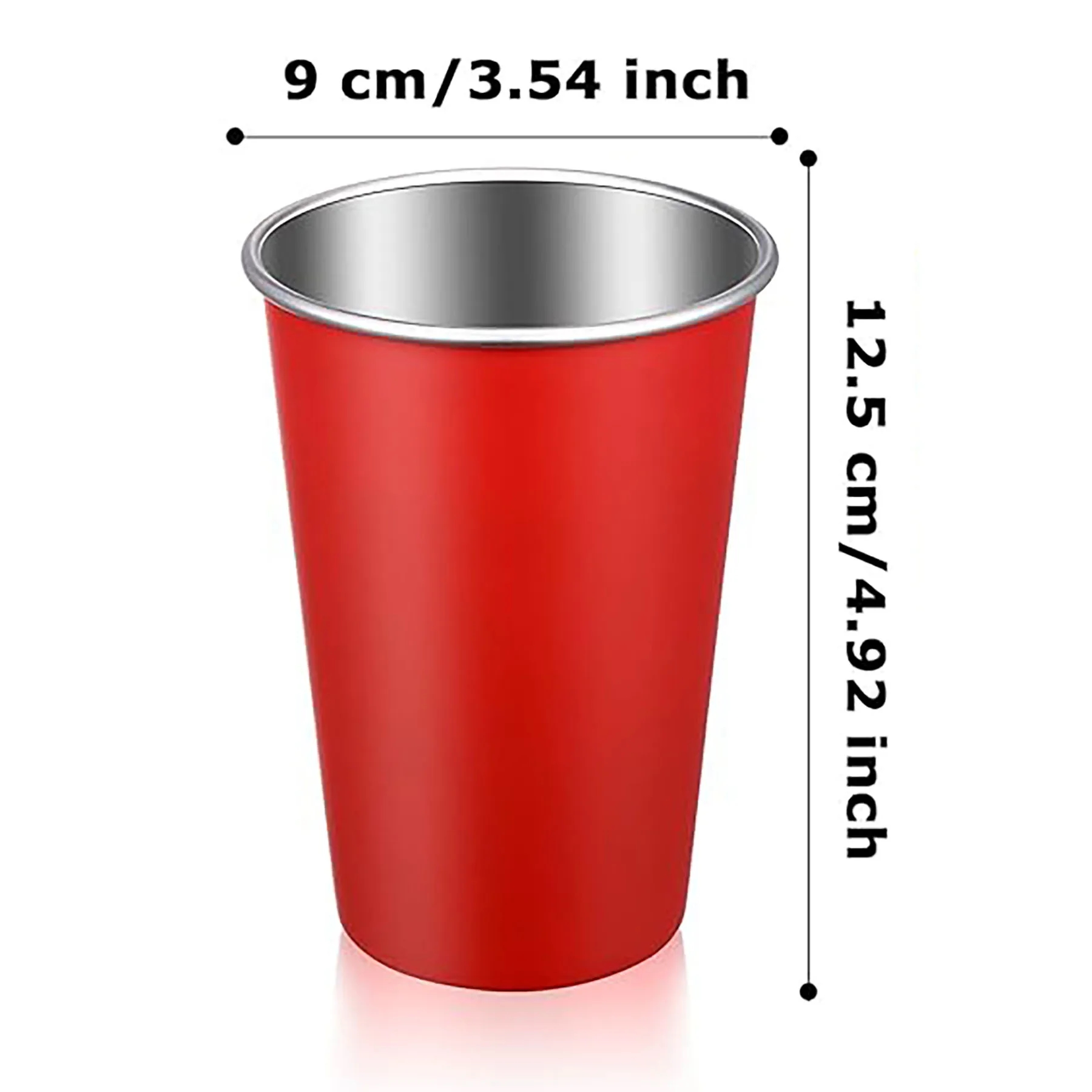 Stainless Steel Pint Glass Cup 5
