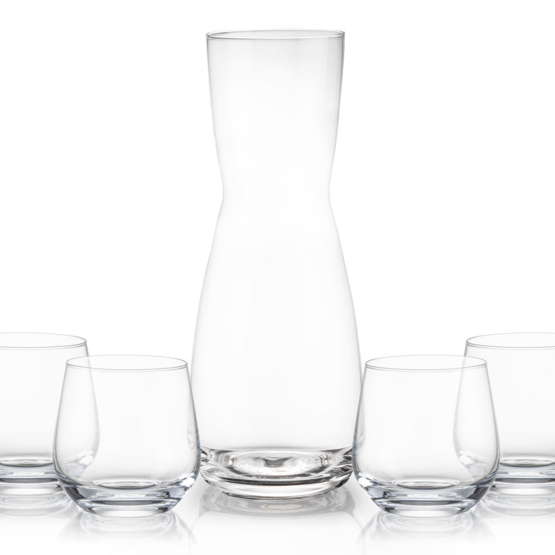 Mason Carafe & Garland Stemless Wine 5