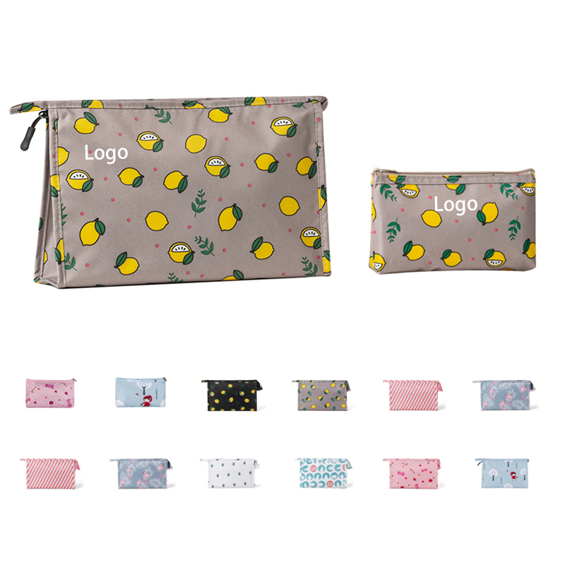 Custom Canvas Toiletry Bag Cosmetic Bag 8