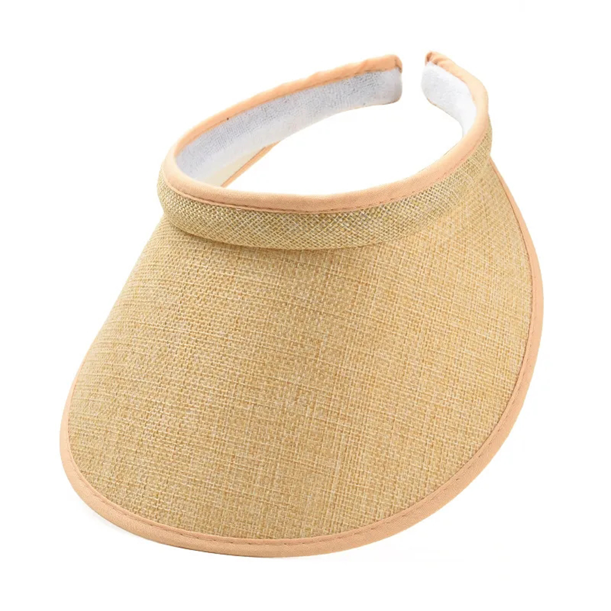 Lightweight Linen Visor Cap For UV Protection 11