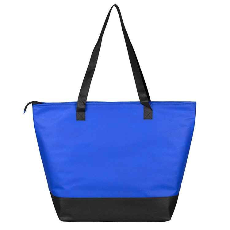 22"W x 16"H x 7 ½"Gusset - "FROST LINE" Super-Sized Insulated Zipper Cooler Tote 24