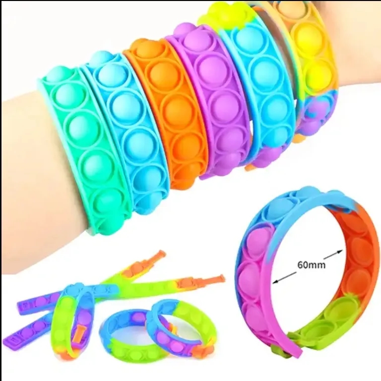 Camouflage Bubble Sensory Fidget Wristband 3