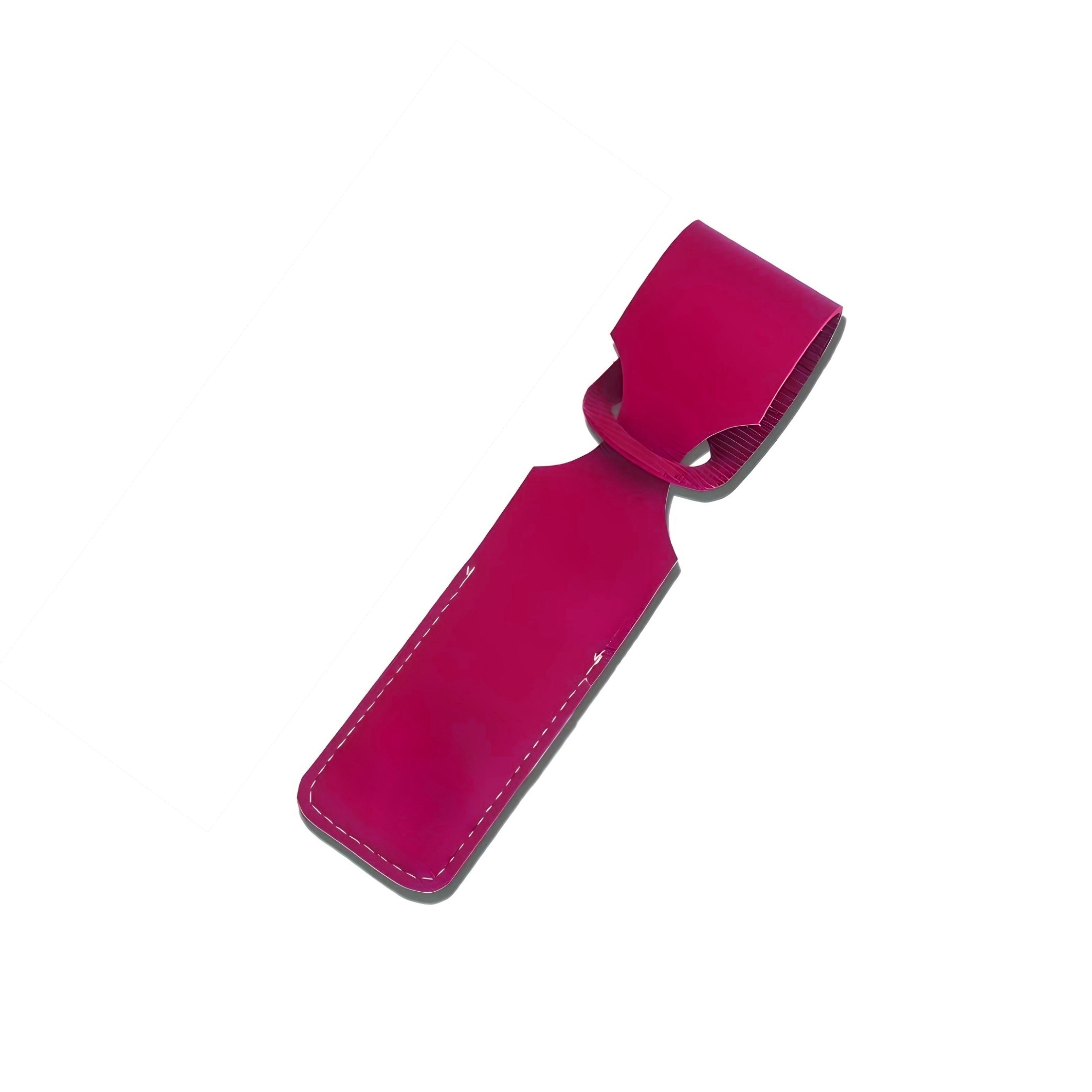 Strip Hanging PU Leather Luggage Tag 6