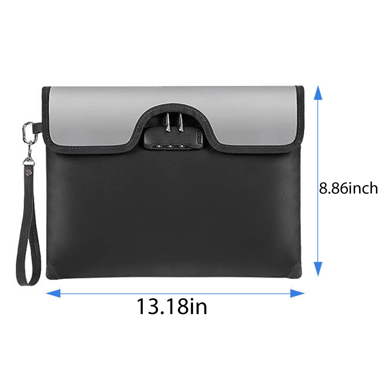 Fireproof Document Bag W/ Lock 3