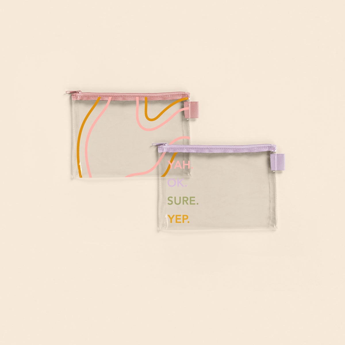 POPTART POUCH - CLEAR VINYL