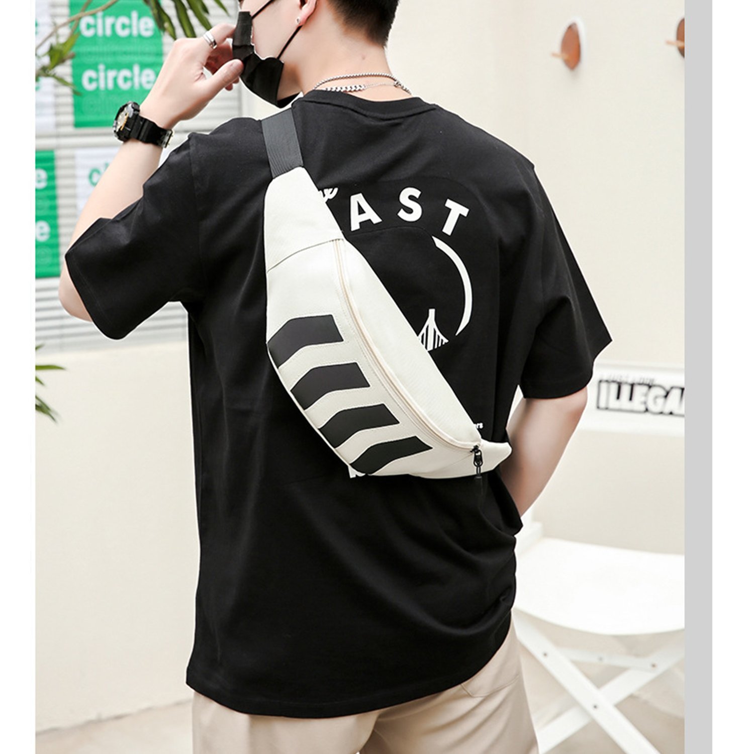 Crossbody Backpack Shoulder Chest Bag for Men 5