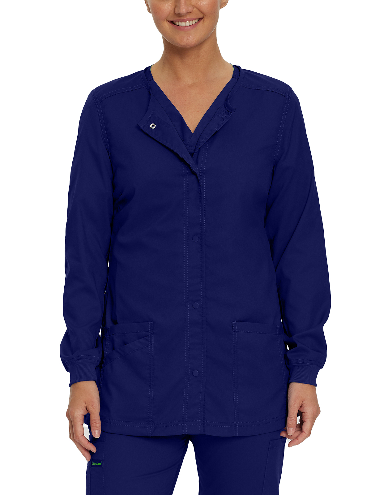 Landau - ProFlex - Women's Three-Pocket Snap Front Jacket 15