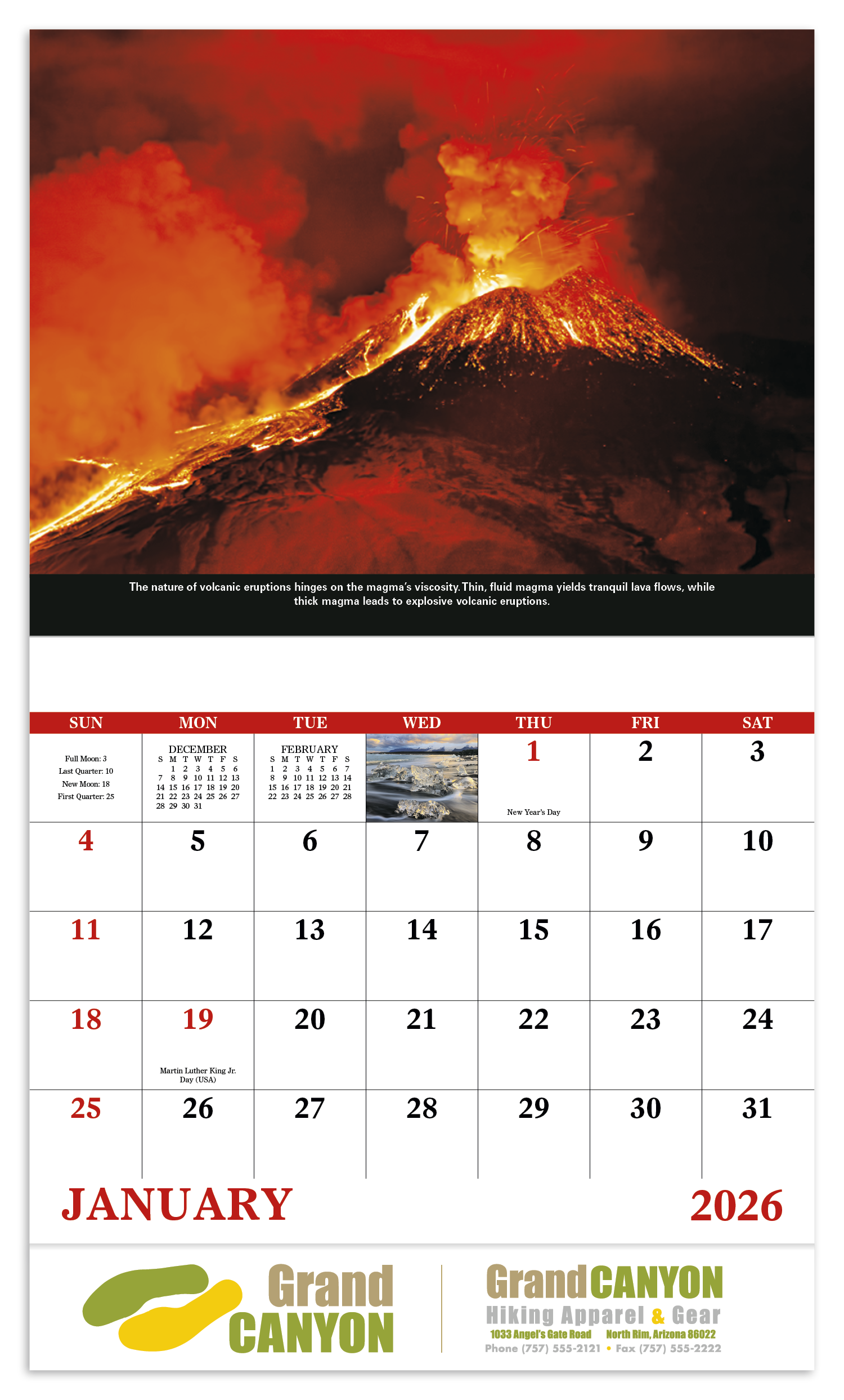 Good Value™ The Power of Nature - Stapled Calendar 9