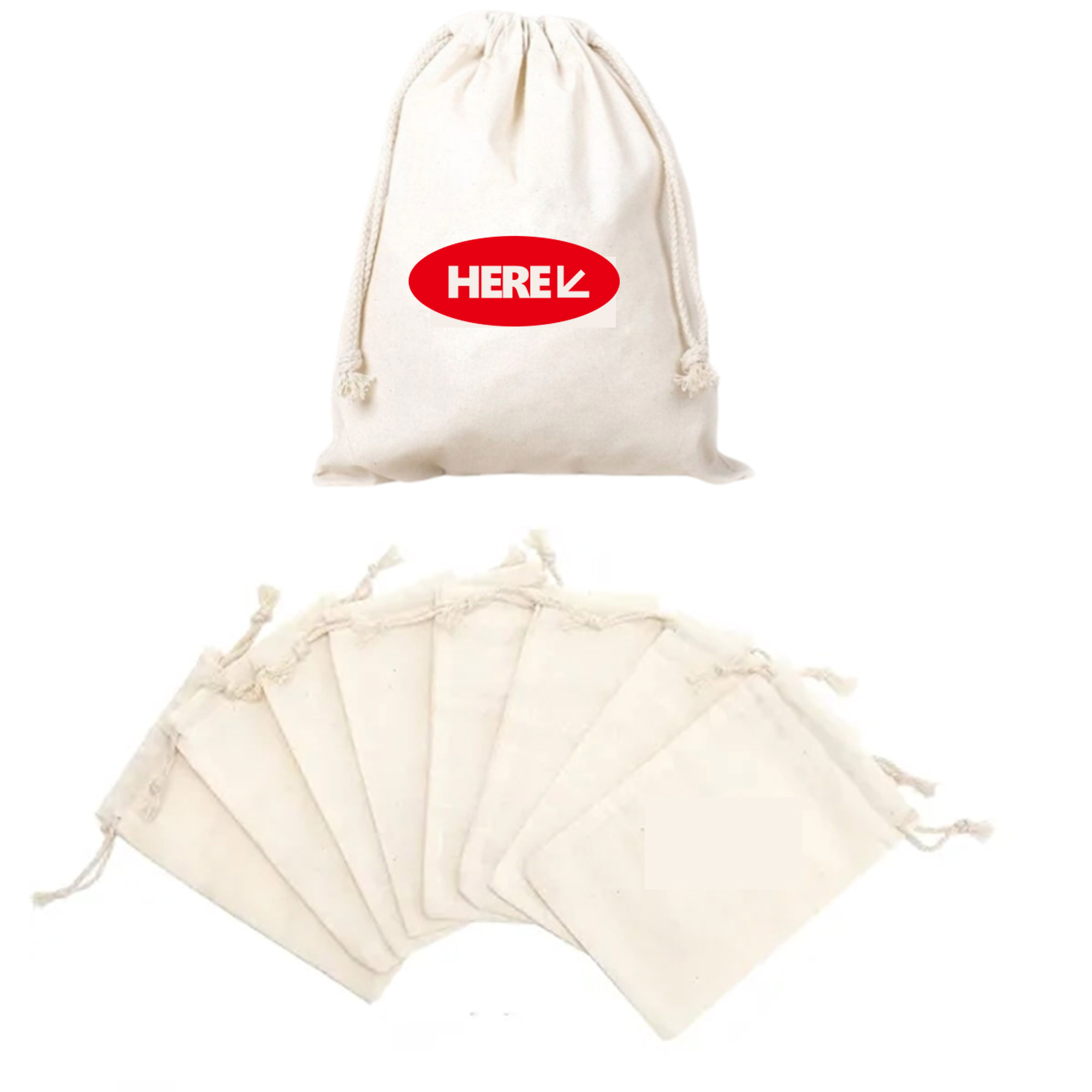 Cotton Drawstring Backpacks 2