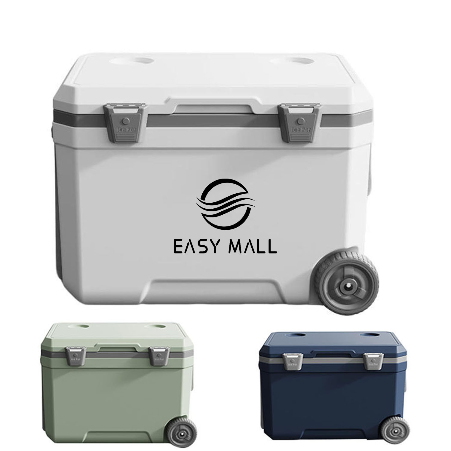 45L Outdoor Trolley Insulated Box Cart 5