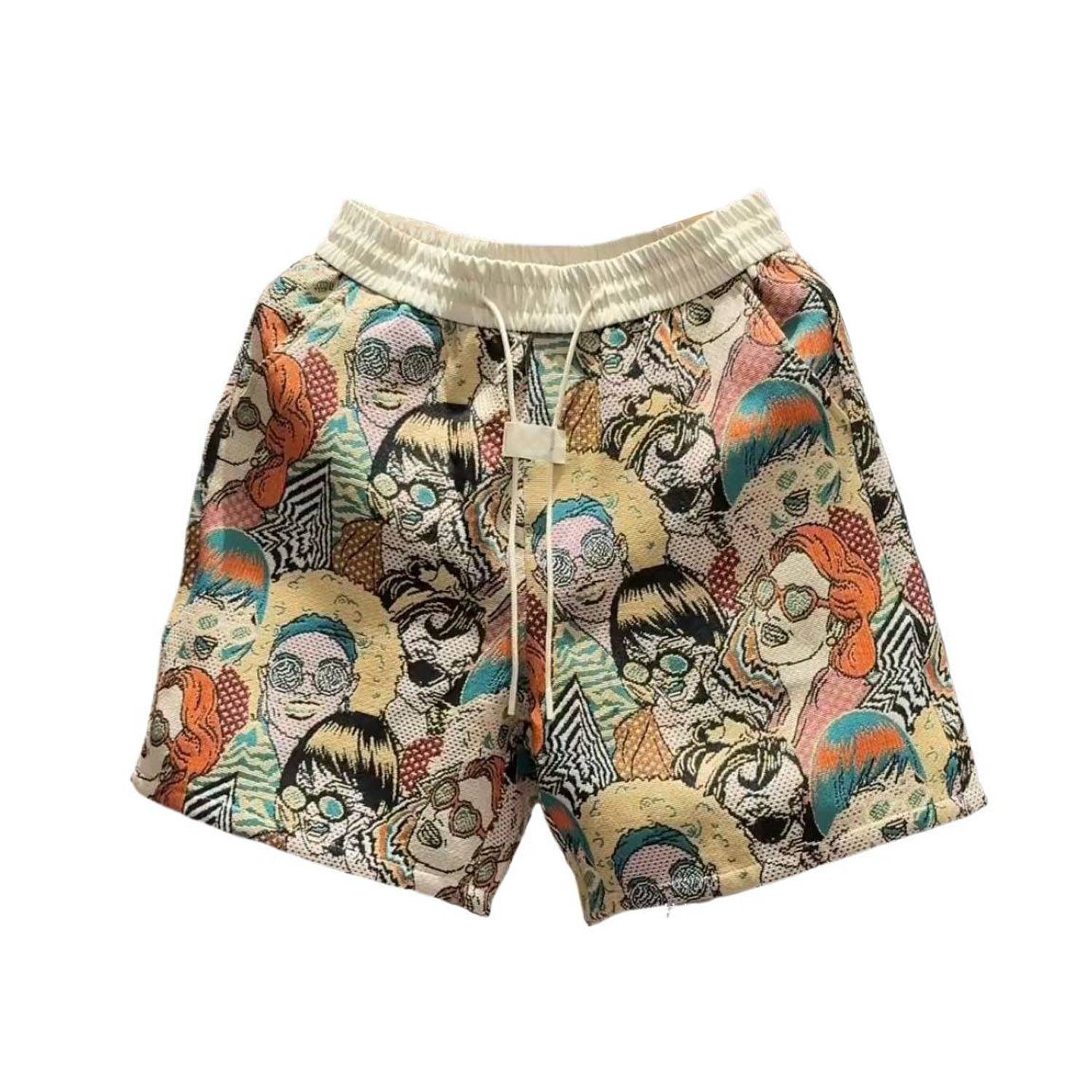 Summer Breathable Polyester Relaxed Elastic Shorts 4