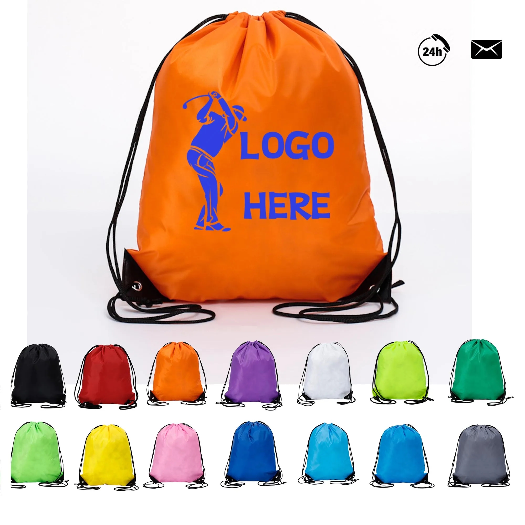 MOQ50  Drawstring Bag Sack 8