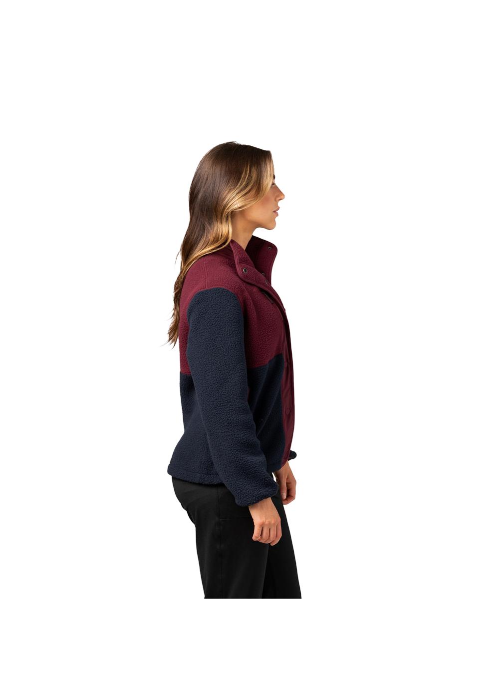 Storm Creek Women's Warm Up Colorblock Sherpa Fleece Jacket 8