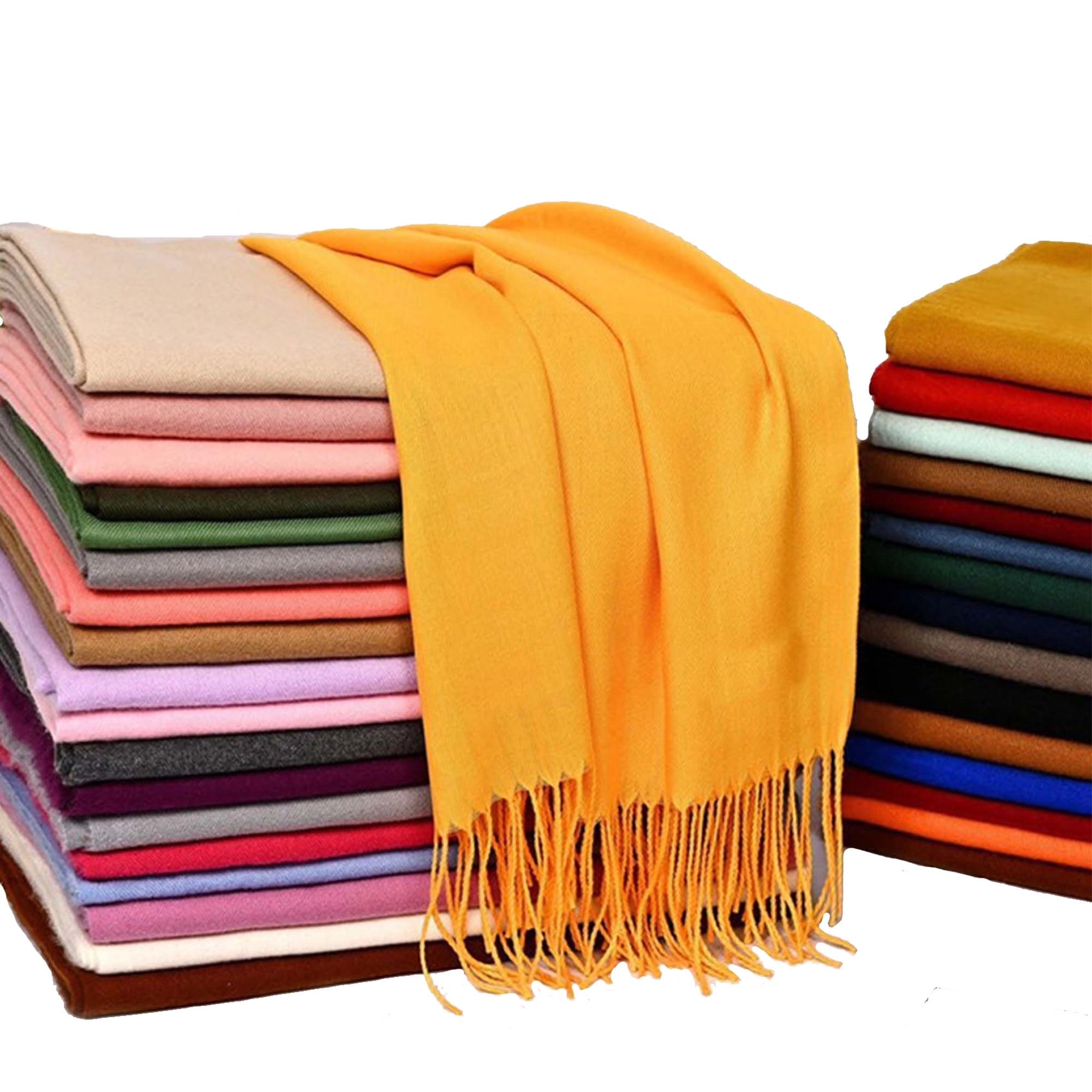 Fashion Warm Imitation Cashmere Tassel Scarf 11