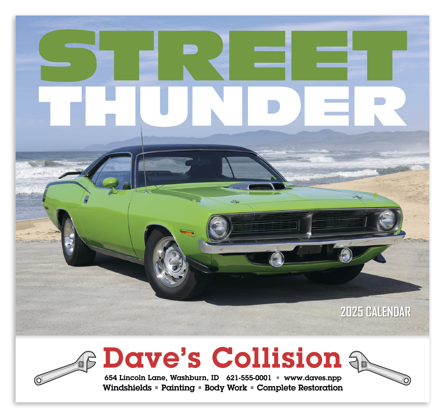 HotLine® Products Street Thunder Appointment Calendar - Stapled 6