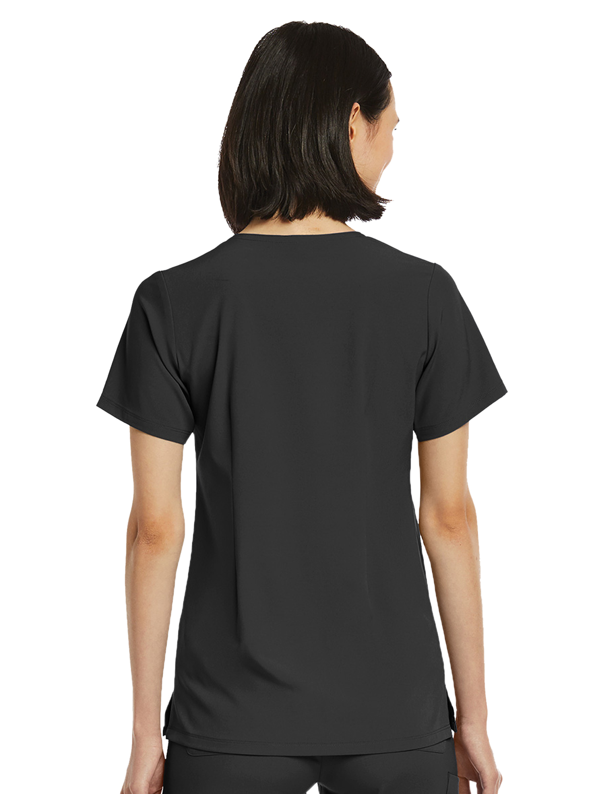 ScrubJoy Originals - Women's Fitted One-Pocket V-Neck Top 27