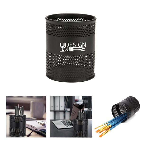 Metal Mesh Pen Holder 2
