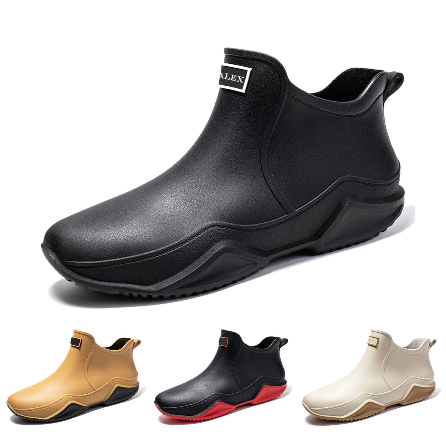 Waterproof Non-Slip Soft Short Rubber Rain Boots 1