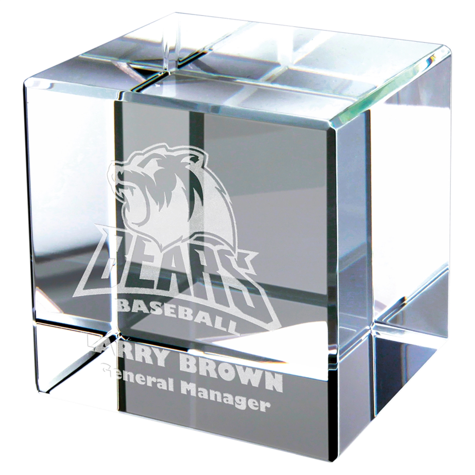 Crystal Cube Award (2" x 2") 4
