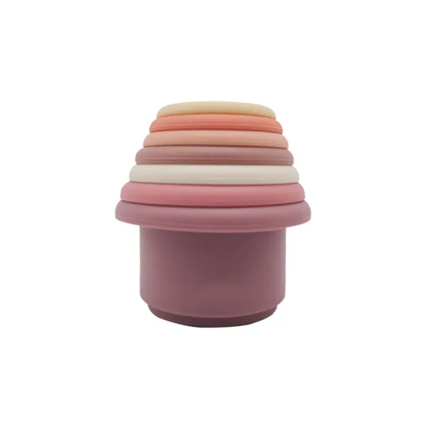 7-Pcs Silicone Stacking Cup Toy 2