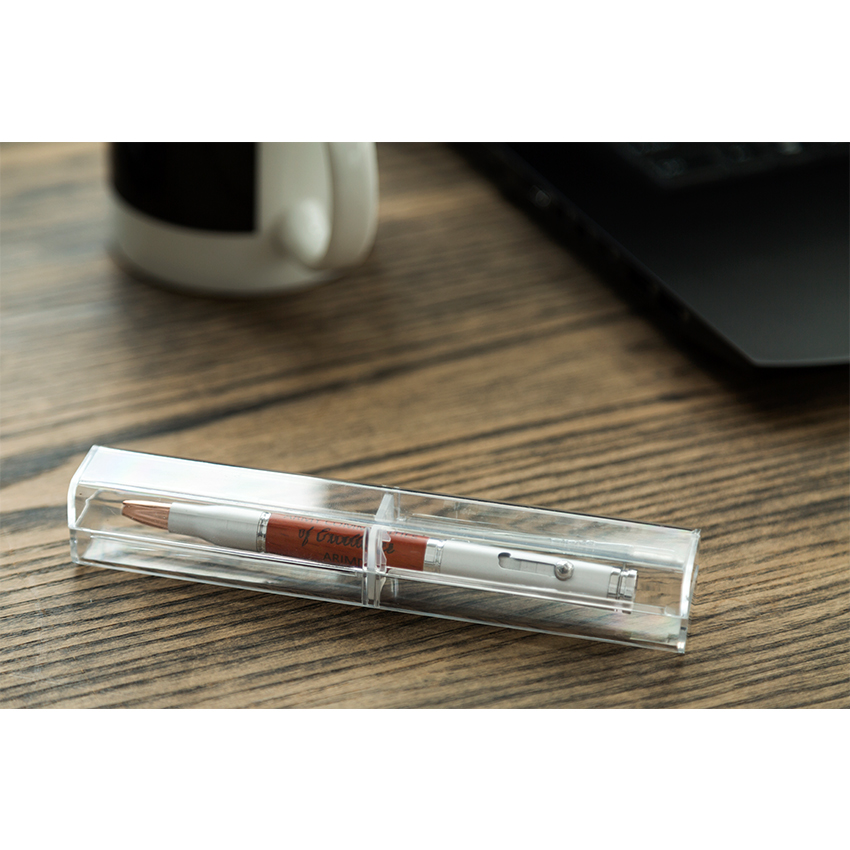 Single Pen Set Clear Box with Diamond-IV Pen 2