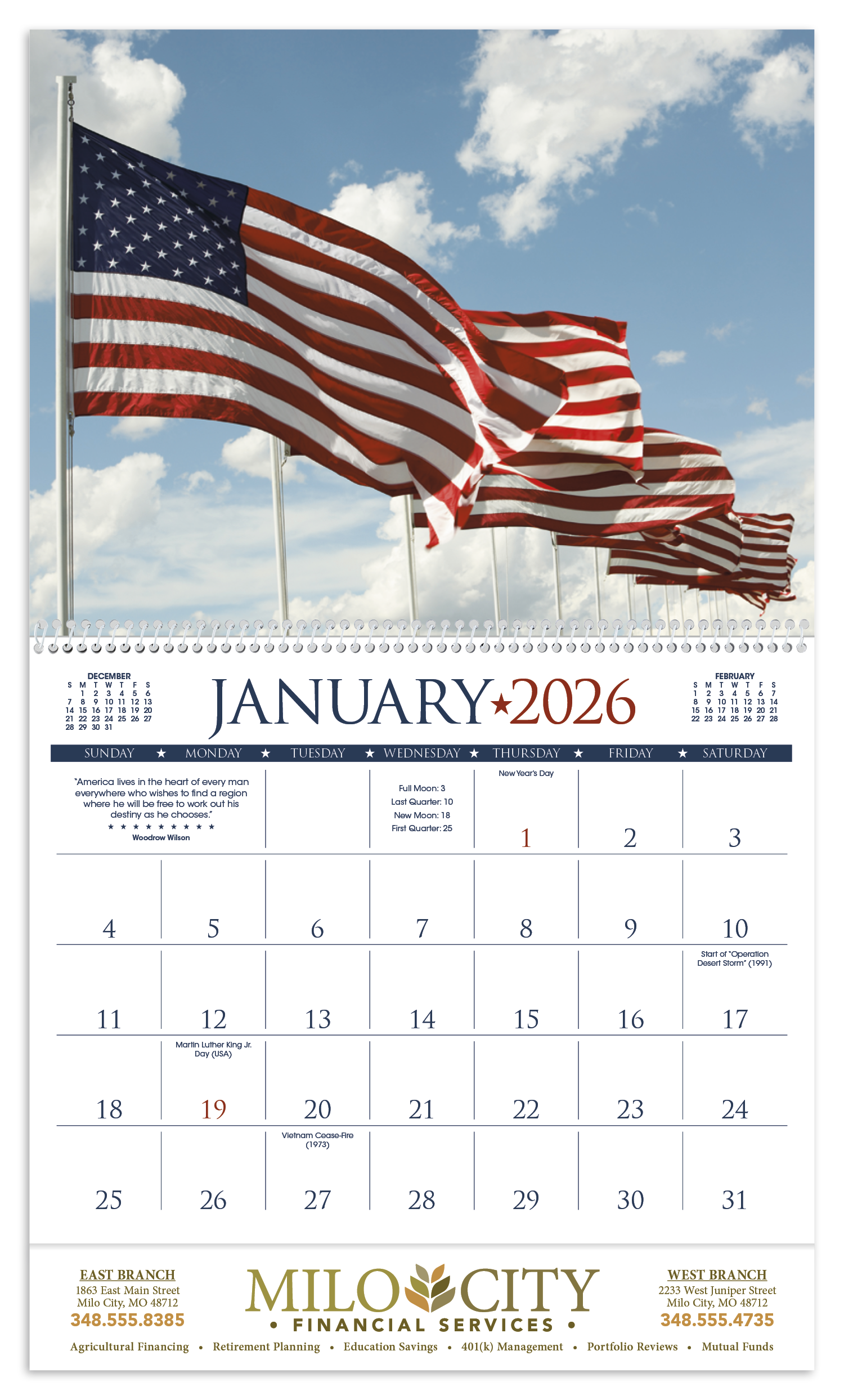 Triumph® Calendars I Love America Calendar 10