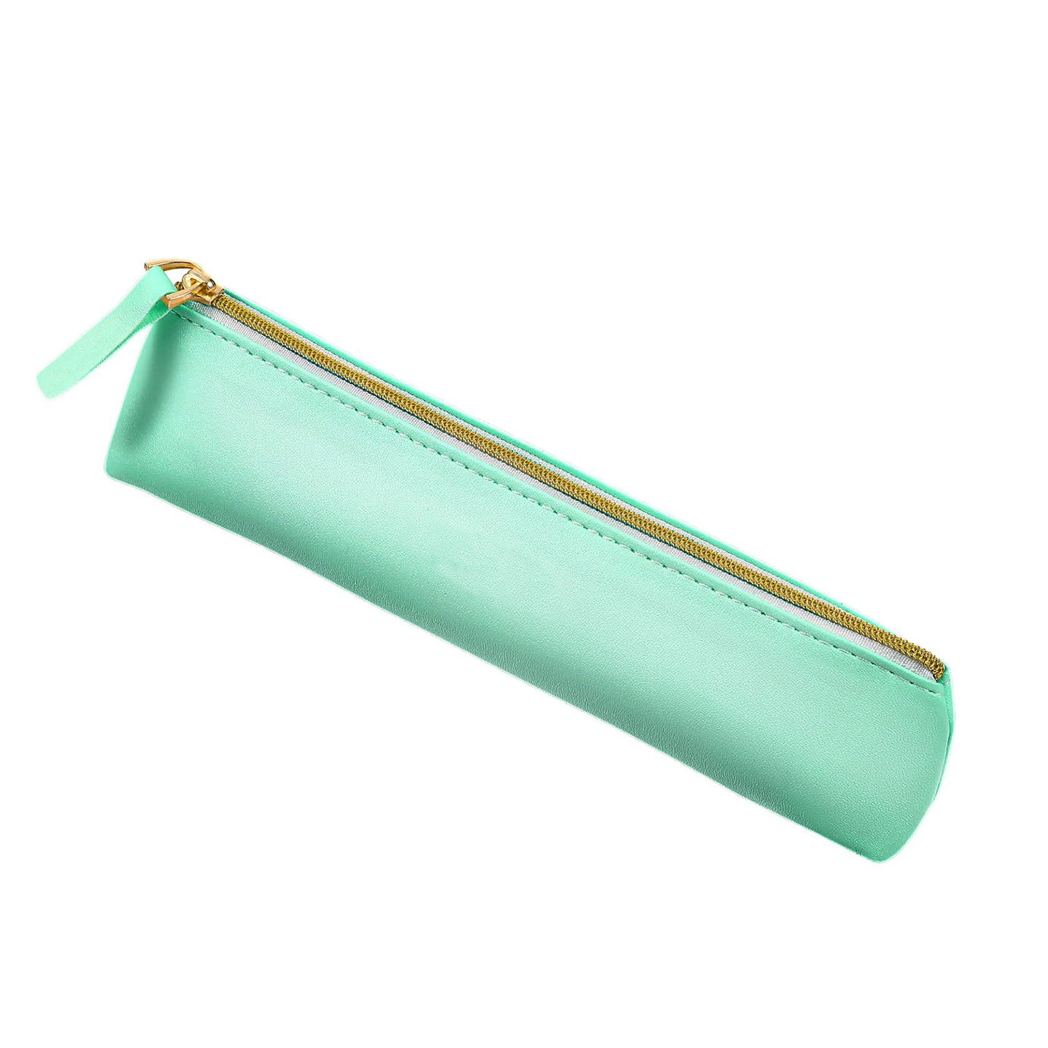 PU Leather Solid Color Study Supplies Stationery Pouch 7