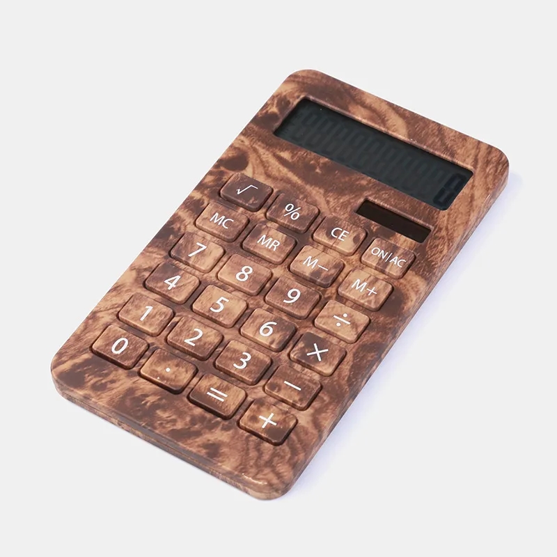 Bamboo 10 Solar Powered Student Electronic Calculator 3
