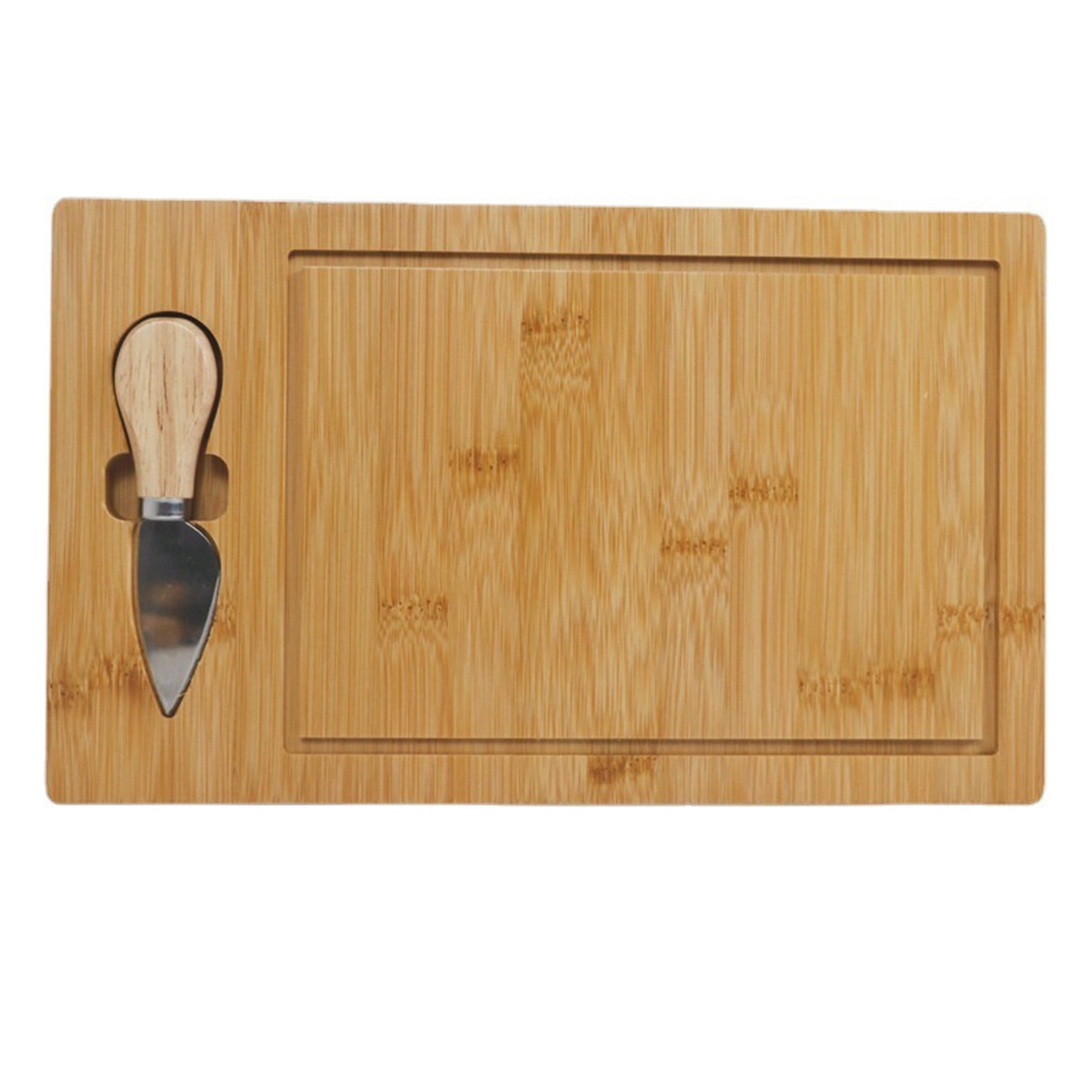 Bamboo Charcuterie Board Set with Cheese Knife 2