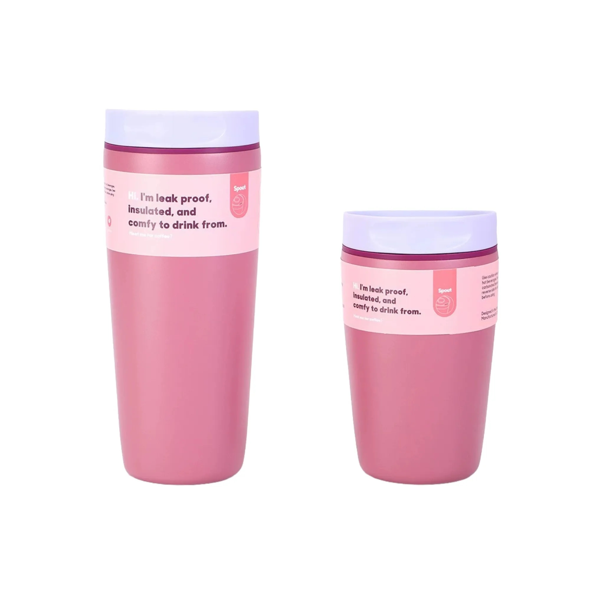 12OZ Portable Colorful Sliced Insulated Coffee Cup 5