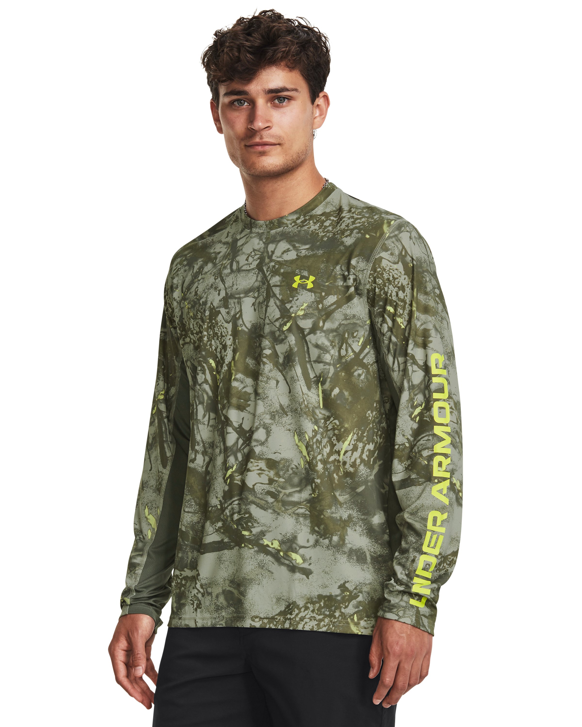 UA Iso-Chill Shorebreak Camo Men's Long Sleeve 8