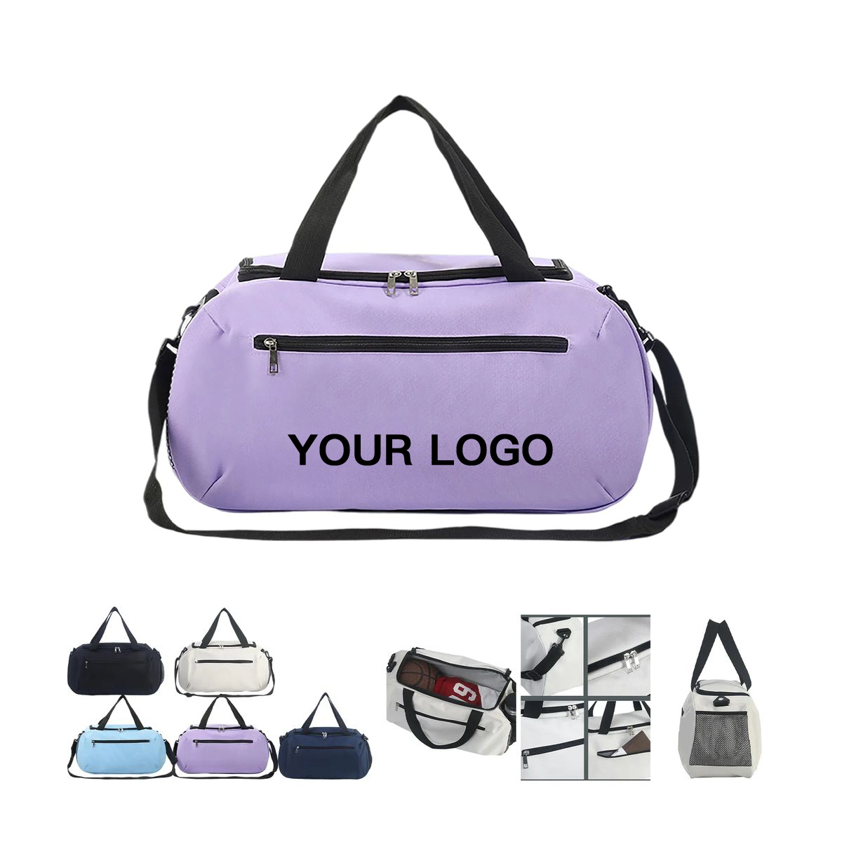 Durable Oxford Fitness Bag for Gym and Travel Storage 5