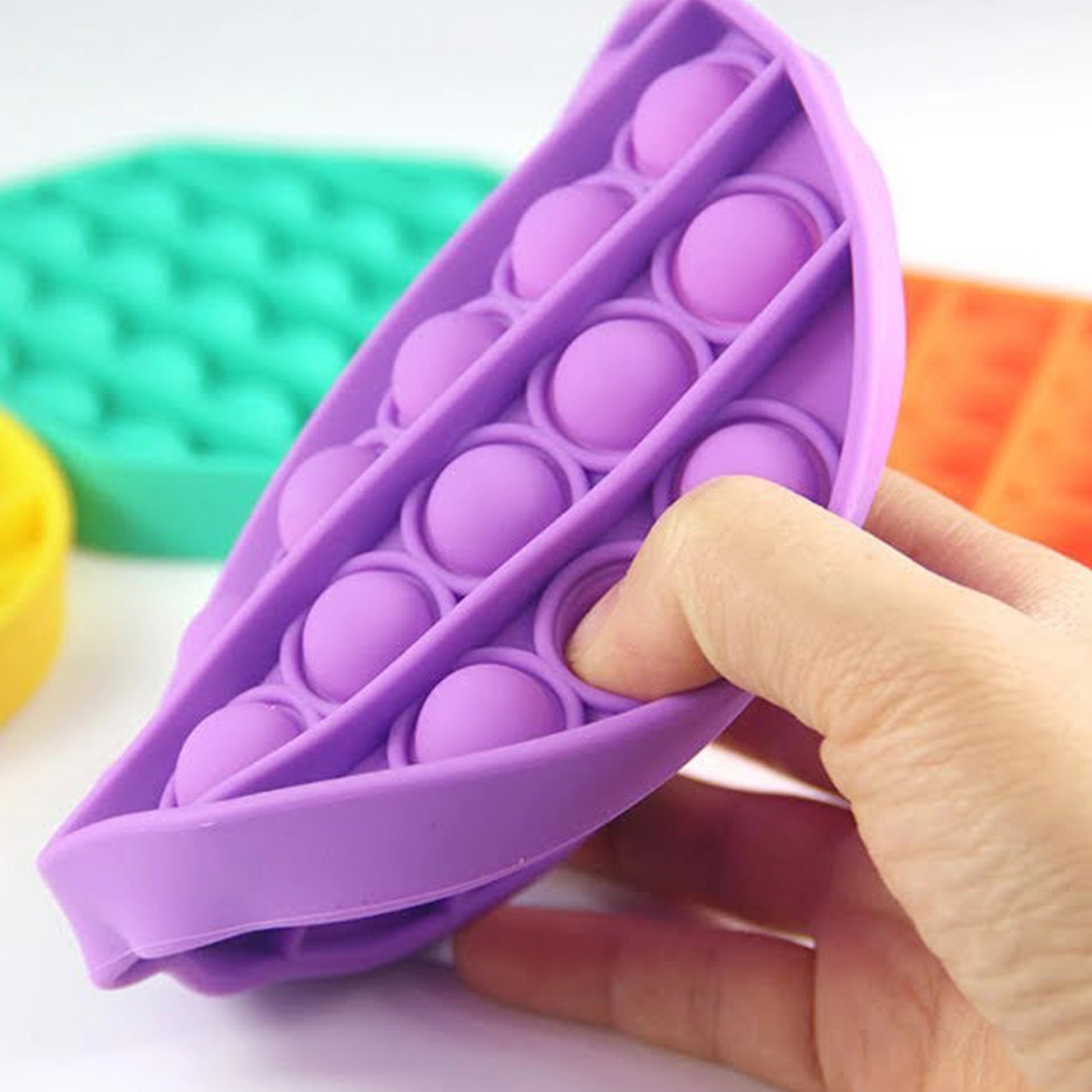 4.7" Dia Full Color Printing Push Pop Fidget 7