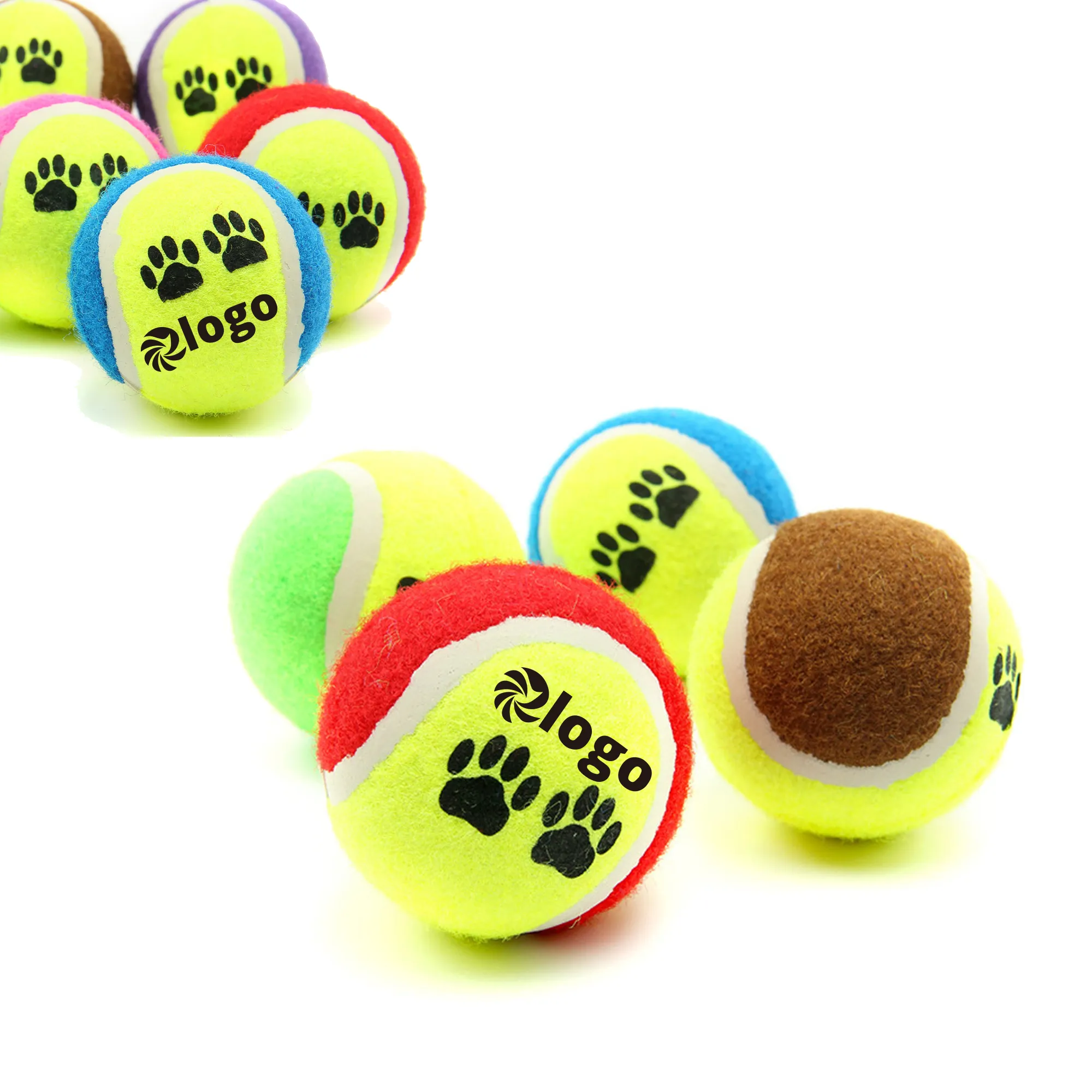 Custom Interactive Dog Tennis Ball Toy 2