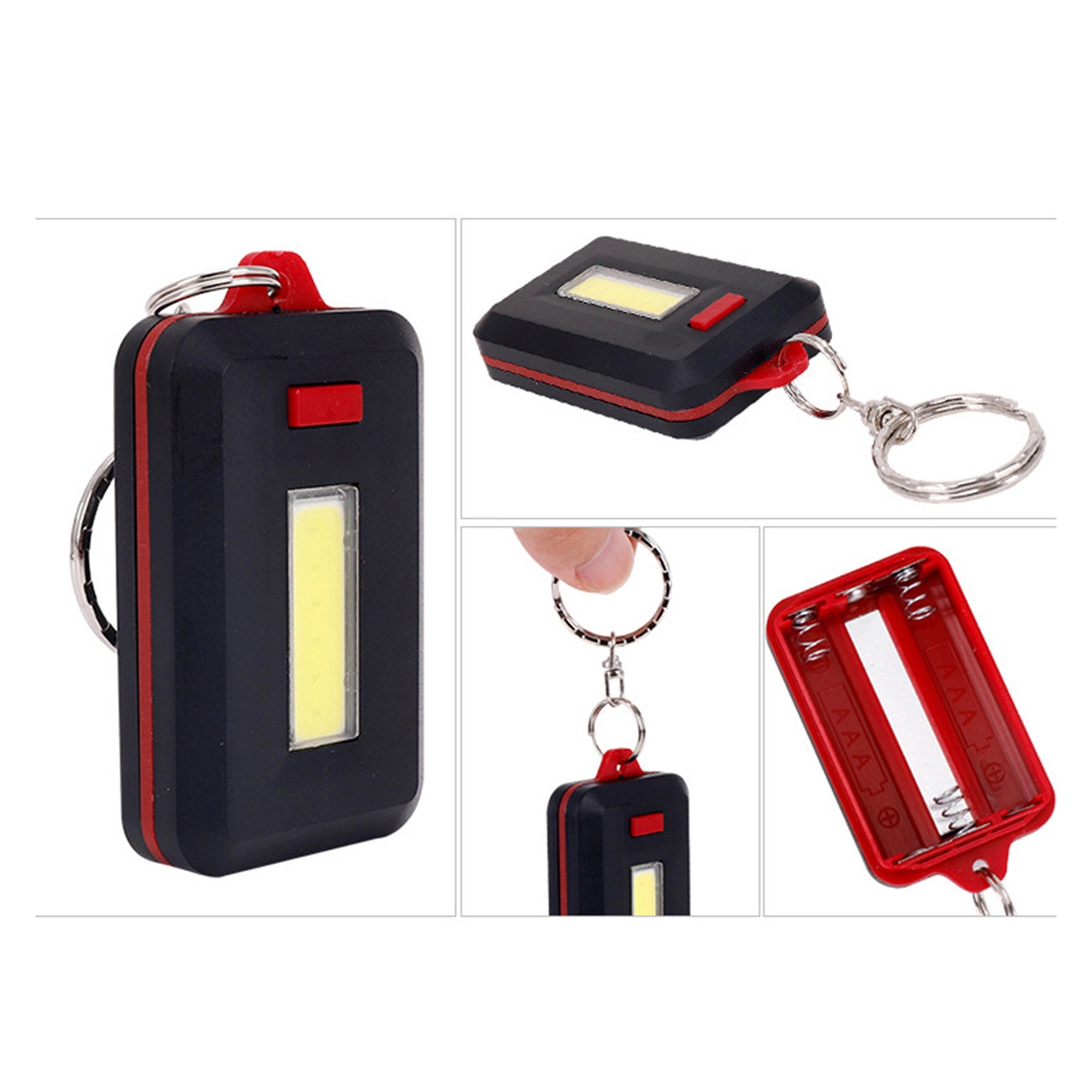COB Light Mini Flashlight Keychain 7