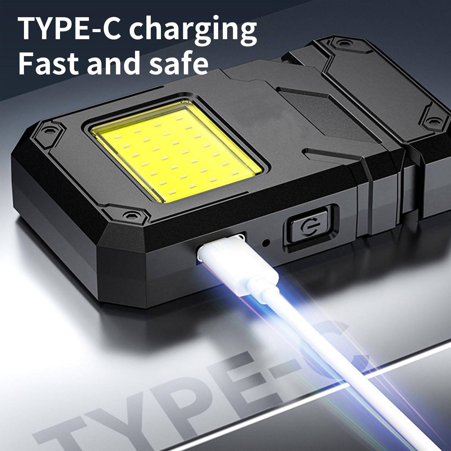 Rechargeable Waterproof Lighter w/ LED Flashlight 7