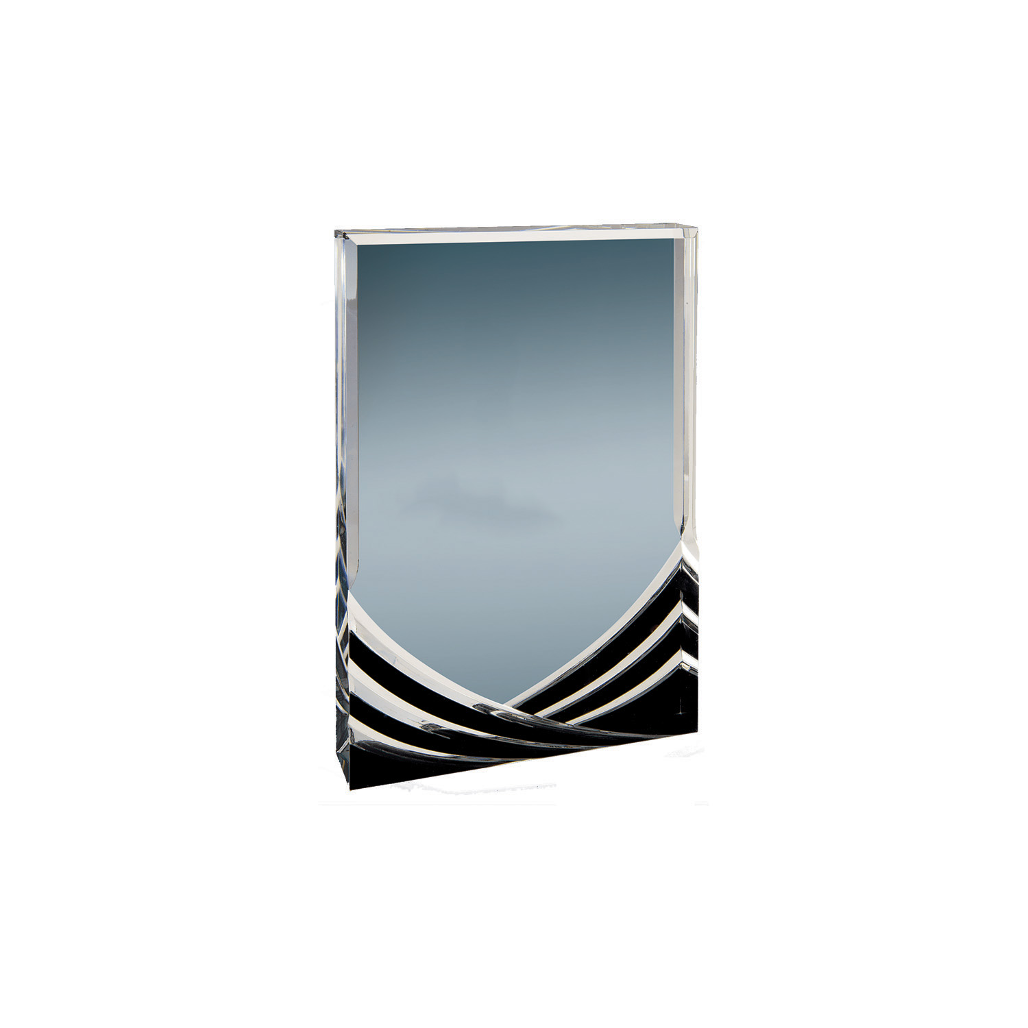 5" x 7" Black Rectangle Soaring Acrylic Award 1