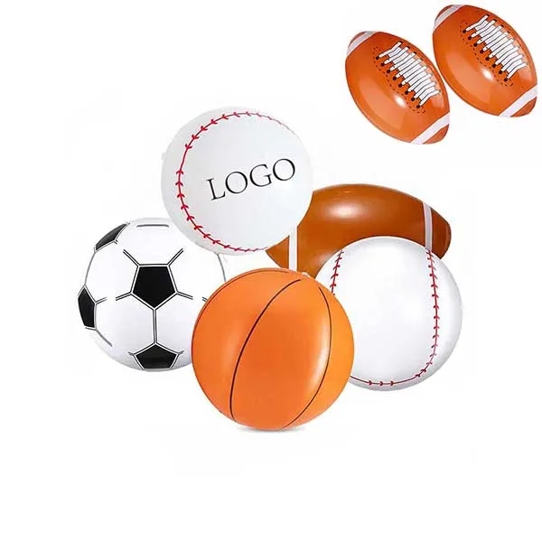 Promotional sports shaped beach ball 2