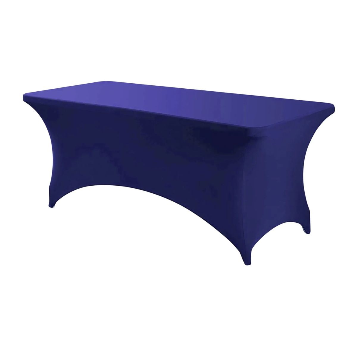 Fitted Polyester Tablecloth for Standard 6 Foot Tables 1