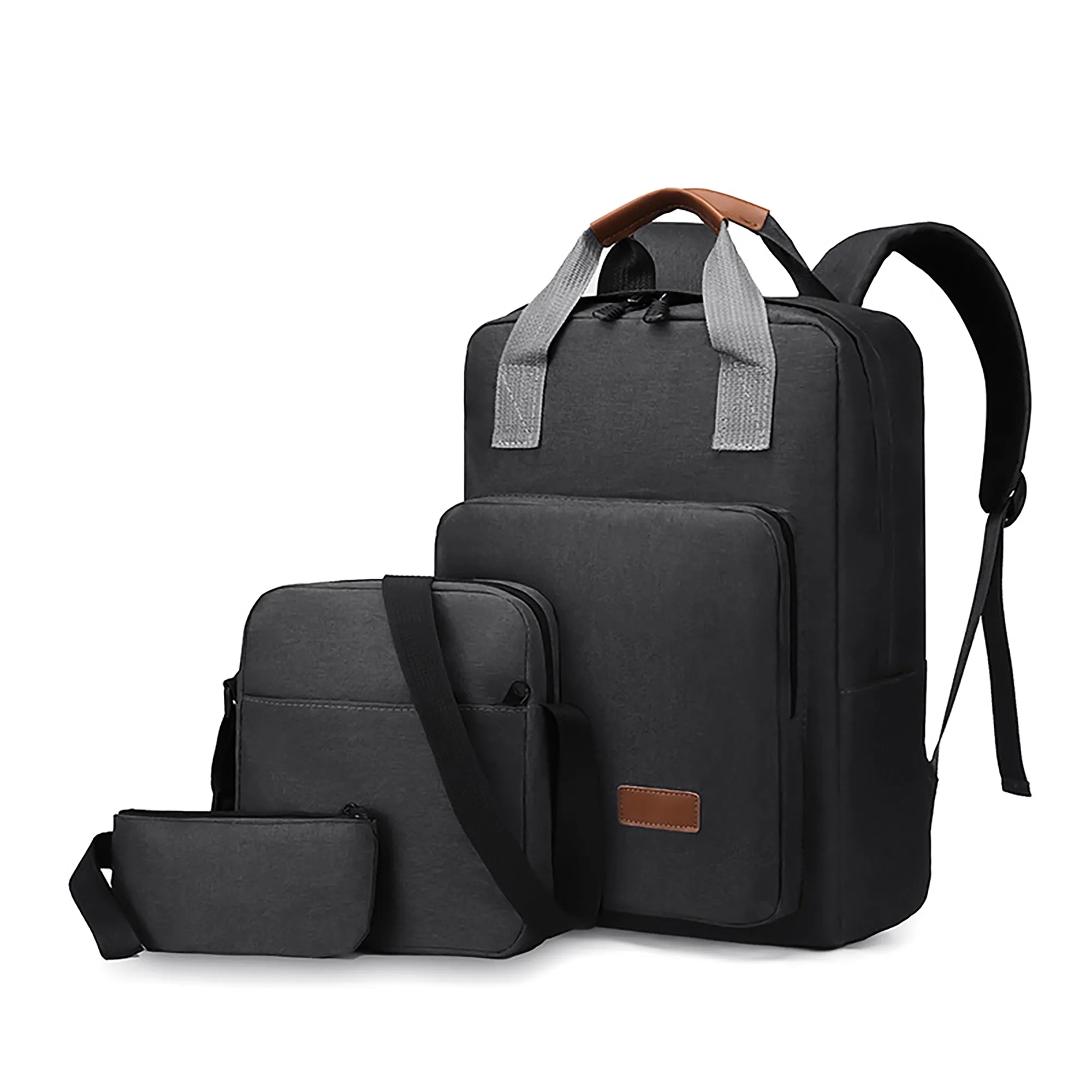 MOQ 50 Three-Piece Commuter Travel Bag Set 4