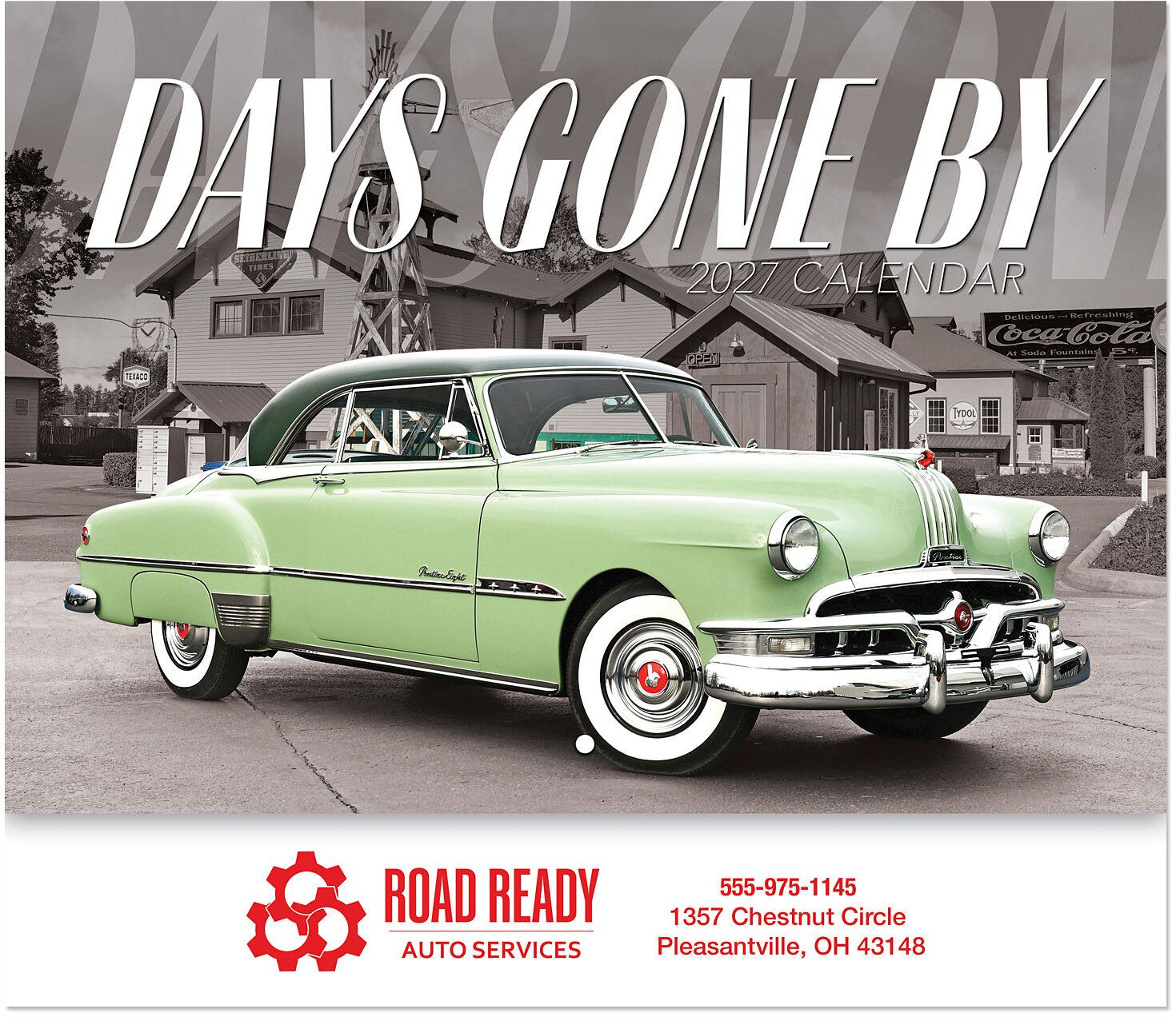 DAYS GONE BY STAPLED WALL CALENDAR 8