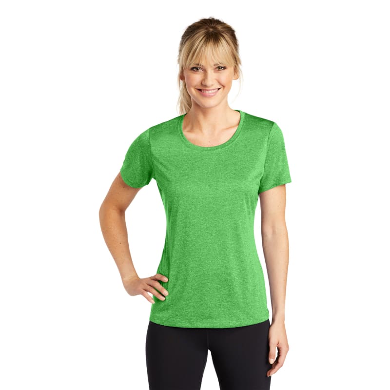 Sport-Tek Women's Heather Contender Scoop Neck Tee. 88