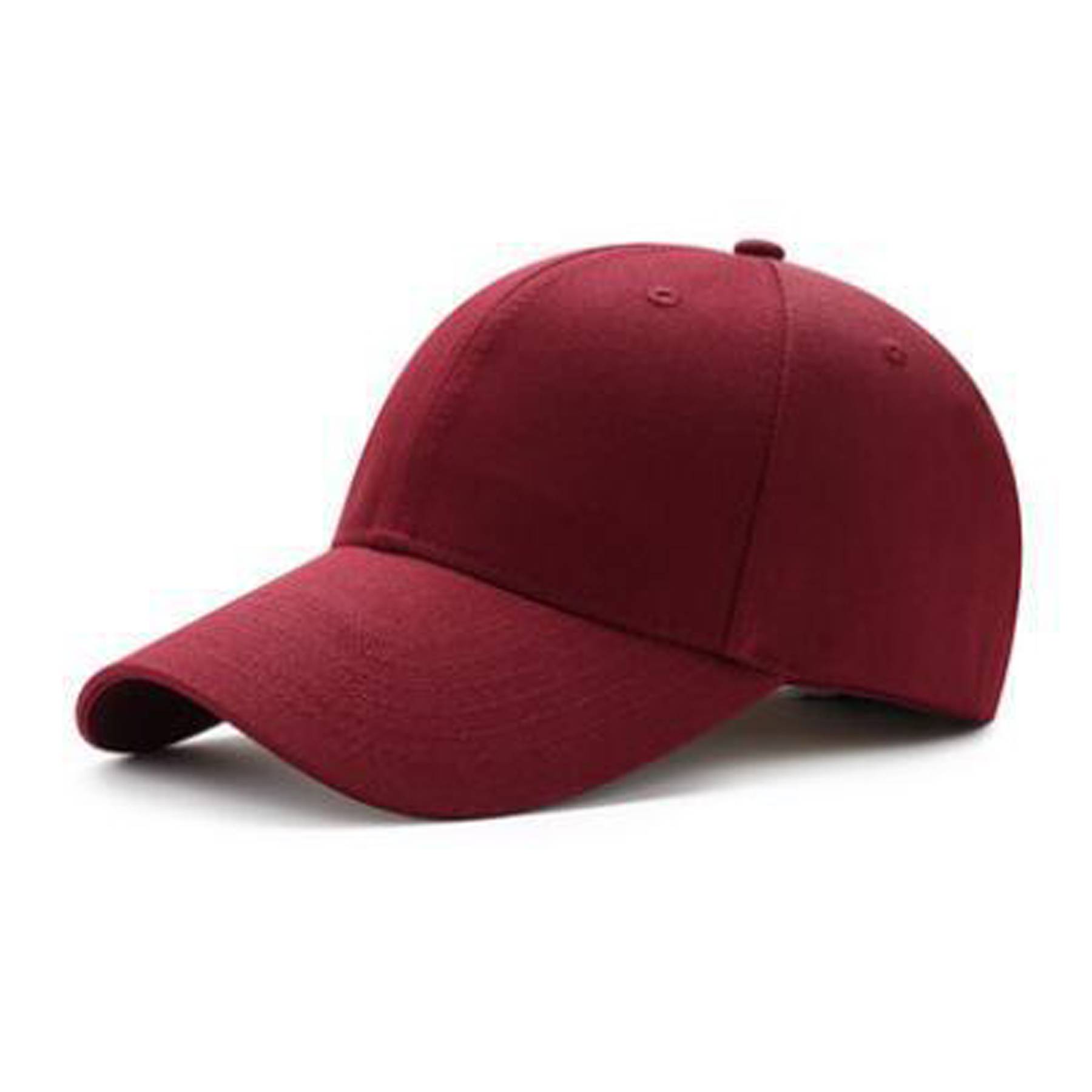 Twill 6 Panel Cotton Peaked Baseball Cap 5