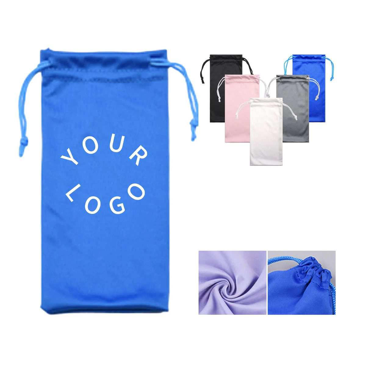 Microfiber Drawstring Pouch for Accessories 2