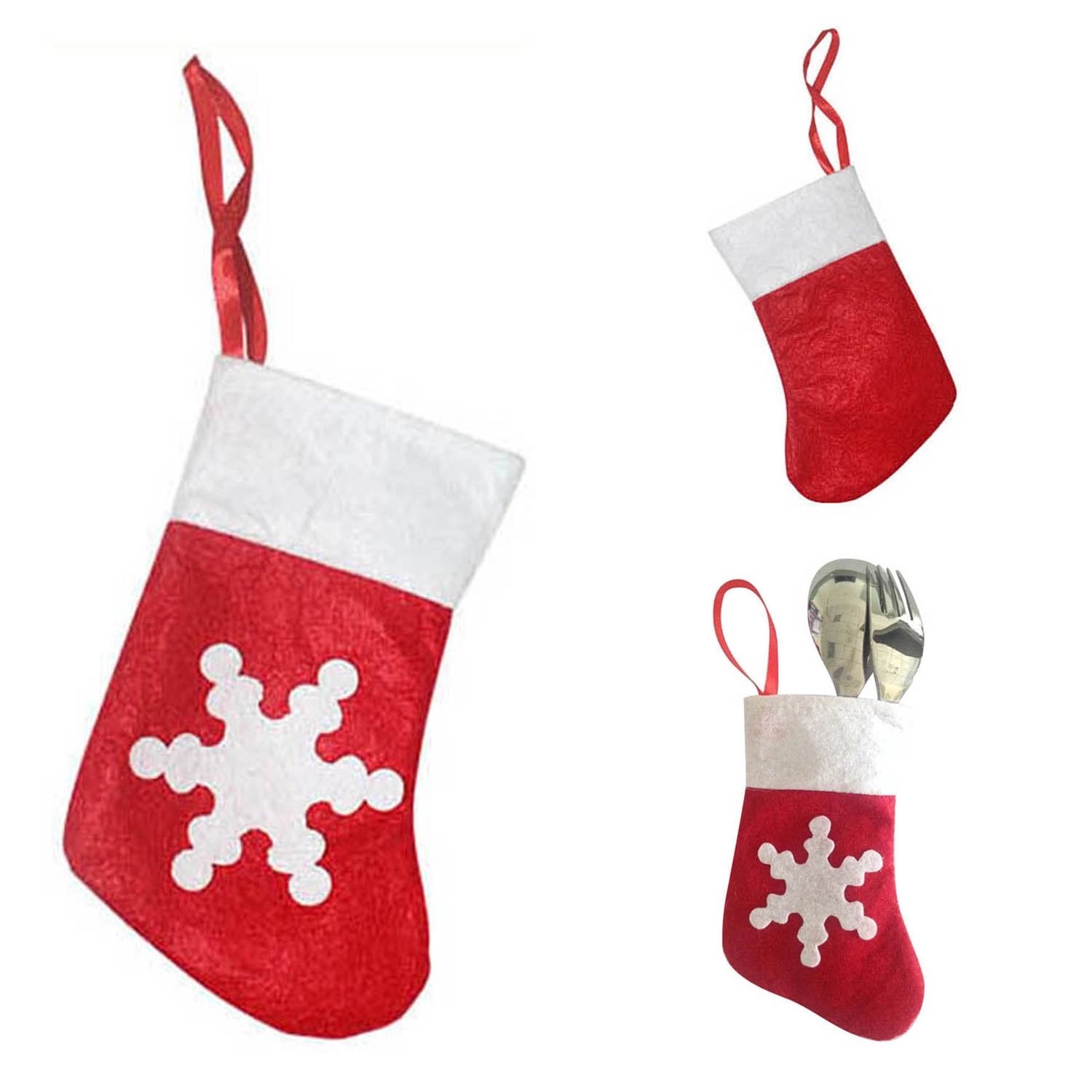 Large Christmas Stocking Sack Gift Bag 3