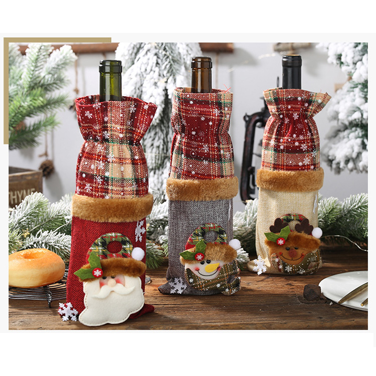Christmas Wine Bottle Decoration Bag 7